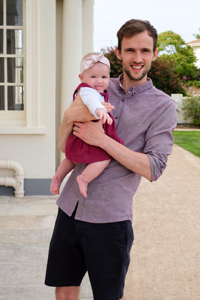 Aled and his daughter