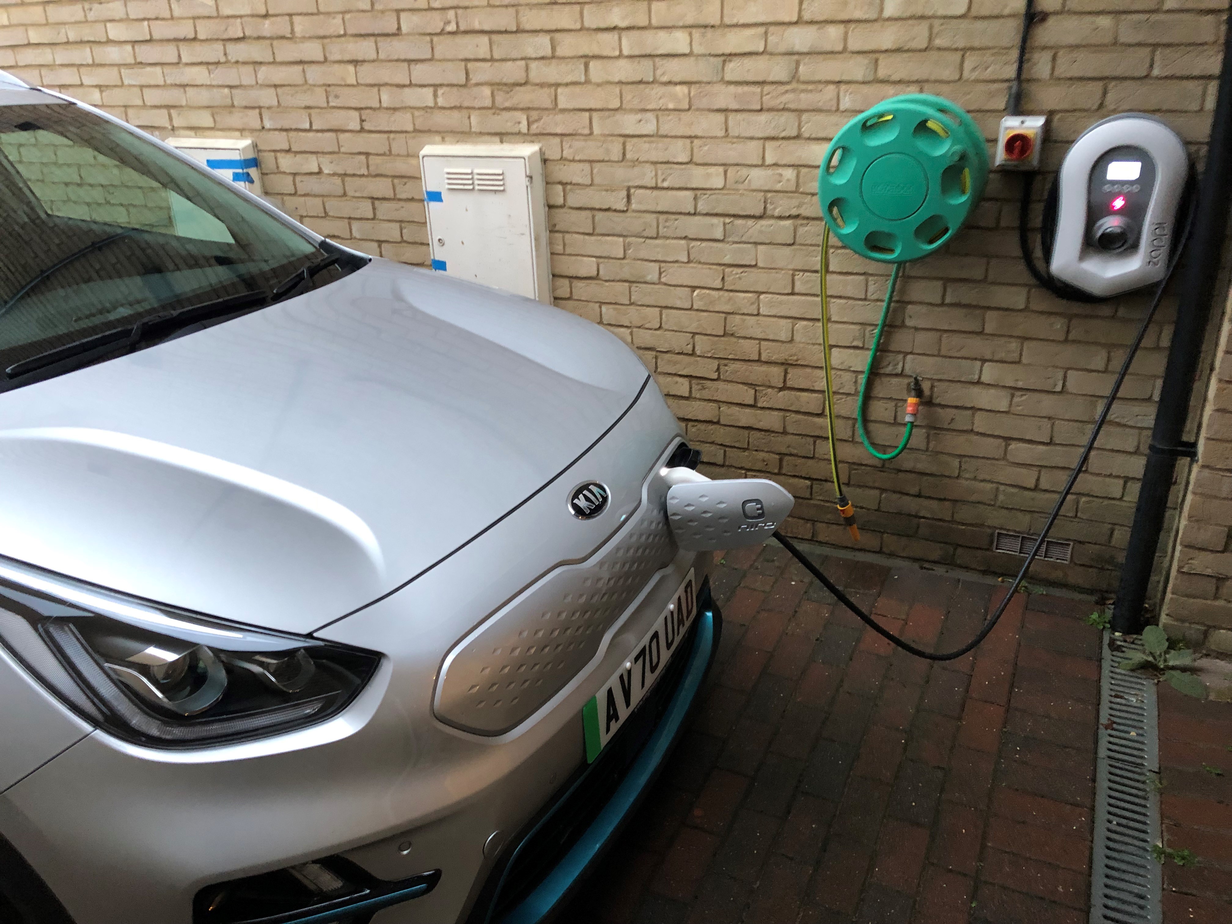 Electric car charging at home