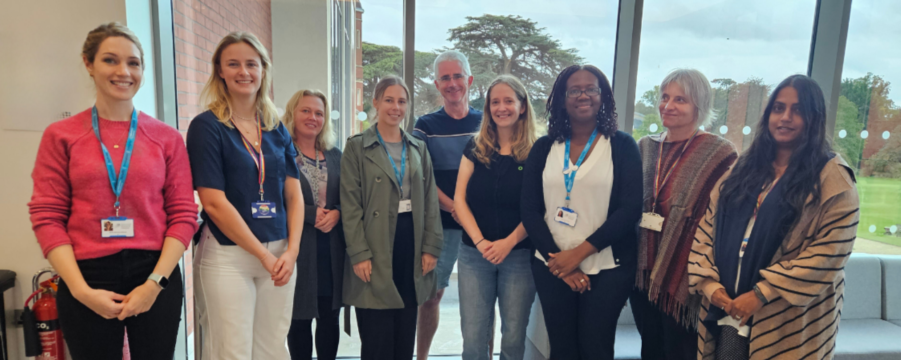 Representatives from the Green Labs team at the Institute