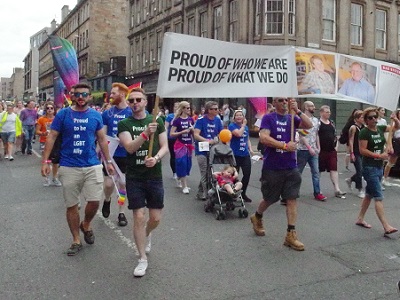 allies at Glasgow Pride