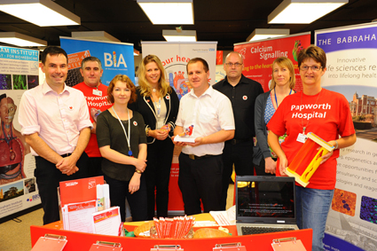 Babraham researchers take science to British Heart Foundation store