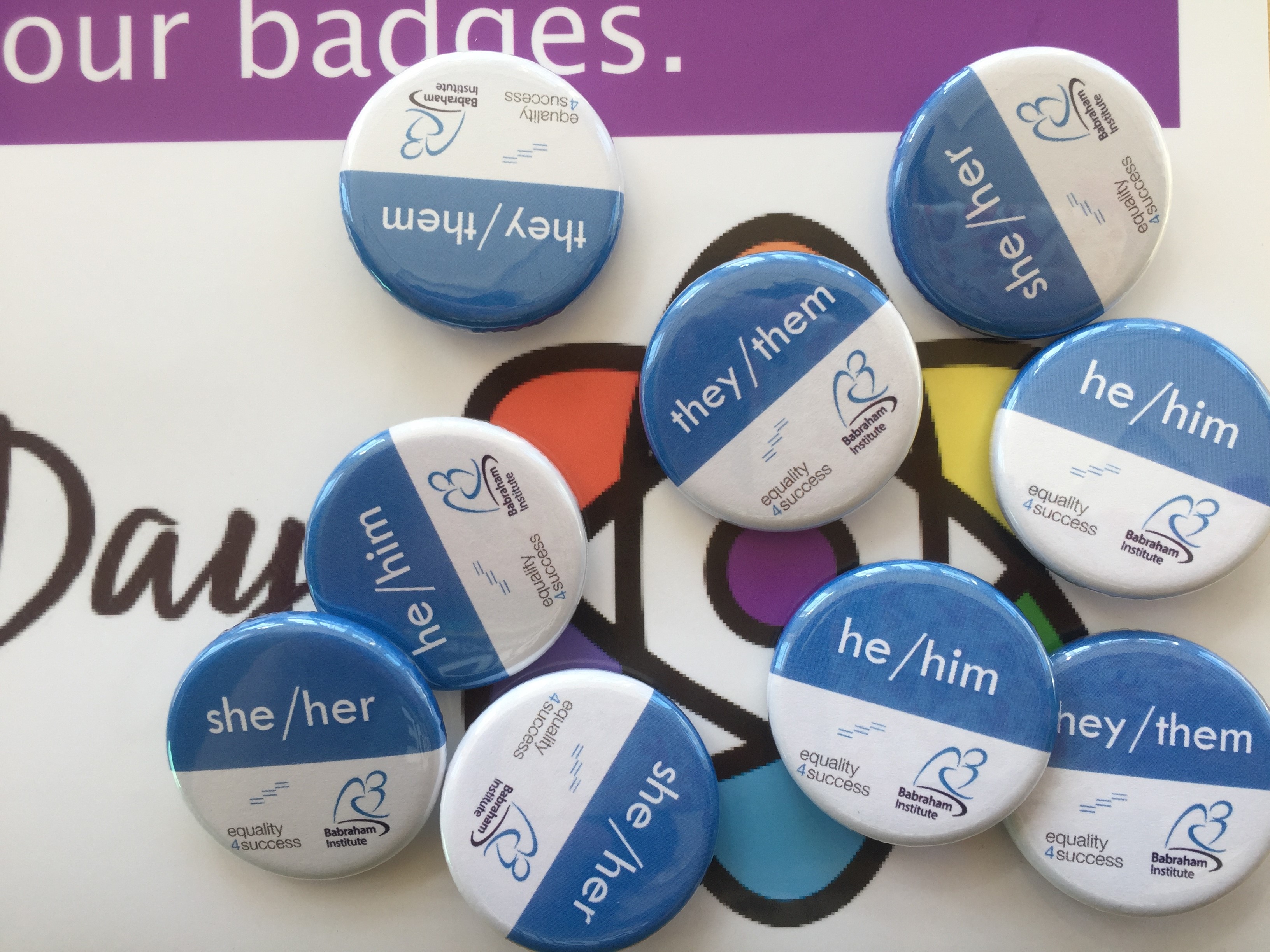 pronoun badges